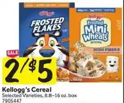 Stop&Shop Kellogg's Cereal offer