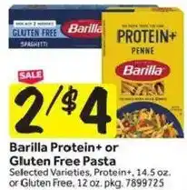 Stop&Shop Barilla Protein+ or Gluten Free Pasta offer