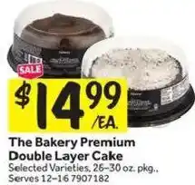 Stop&Shop The Bakery Premium Double Layer Cake offer