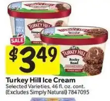 Stop&Shop Turkey Hill Ice Cream offer