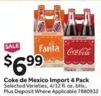Stop&Shop Coke de Mexico Import offer