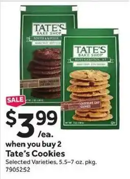 Stop&Shop Tate's cookies offer