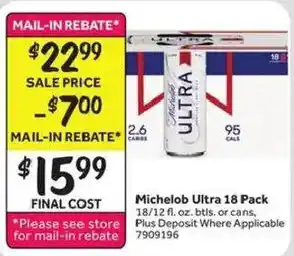 Stop&Shop Michelob Ultra offer