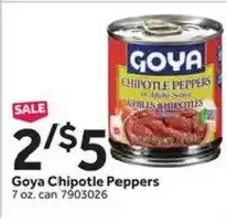 Stop&Shop Goya chipotle peppers offer