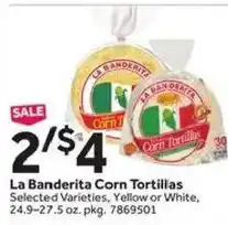 Stop&Shop La Banderita corn tortillas offer