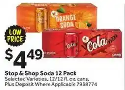Stop&Shop Stop & Shop Soda offer