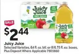 Stop&Shop Juicy Juice offer