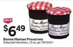 Stop&Shop Bonne Maman Preserves offer