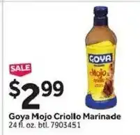 Stop&Shop Goya Mojo Criollo Marinade offer