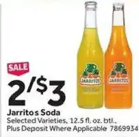 Stop&Shop Jarritos Soda offer