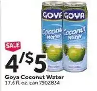 Stop&Shop Goya coconut water offer