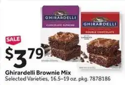 Stop&Shop Ghirardelli Brownie Mix offer