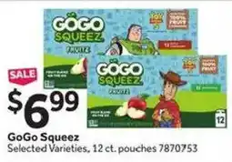 Stop&Shop GoGo Squeeze offer