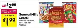 Stop&Shop General Mills Cereal offer
