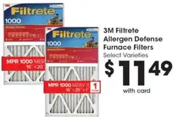 Gerbes 3M Filtrete Allergen Defense Furnace Filters offer