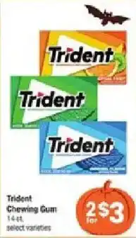 Shaw's Trident Chewing Gum offer