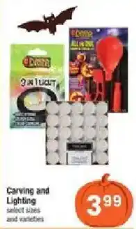 Shaw's Carving and Lighting offer