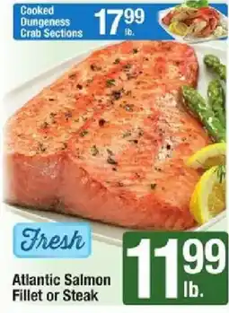 Shaw's Atlantic Salmon Fillet or Steak offer