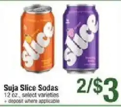 Shaw's Suja Slice Sodas offer