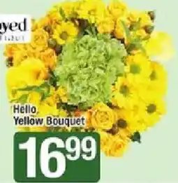 Shaw's Safeway Hello Yellow Bouquet offer