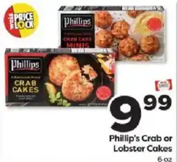 Weis Markets Phillip's Crab or Lobster Cakes offer