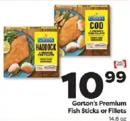 Weis Markets Gorton's Premium Fish Sticks or Fillets offer