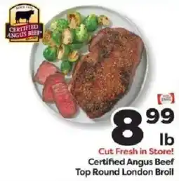 Weis Markets Certified Angus Beef Top Round London Broil offer
