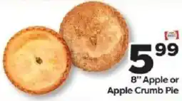 Weis Markets Apple or Apple Crumb Pie offer