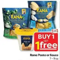 Weis Markets Rana Pasta or Sauce offer