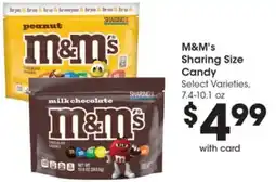 Gerbes M&M's Sharing Size Candy offer