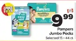 Weis Markets Pampers Jumbo Packs offer