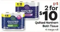 Weis Markets Quilted Northern Bath Tissue offer