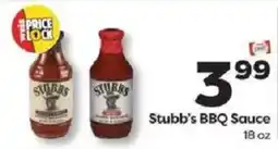 Weis Markets Stubb's BBQ Sauce offer