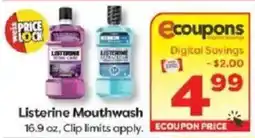 Weis Markets Listerine Mouthwash offer