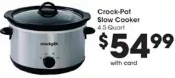 Gerbes Crock-Pot Slow Cooker offer