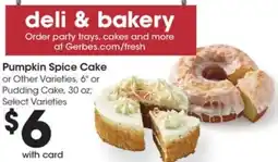 Gerbes Pumpkin Spice Cake offer