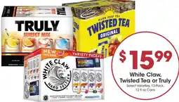 Gerbes White Claw, Twisted Tea or Truly offer