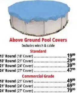 Ocean State Job Lot Above Ground Pool Covers offer