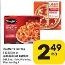 Randalls Stouffer's Entrées offer