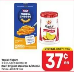 Randalls Yoplait Yogurt or Kraft Original Macaroni & Cheese offer