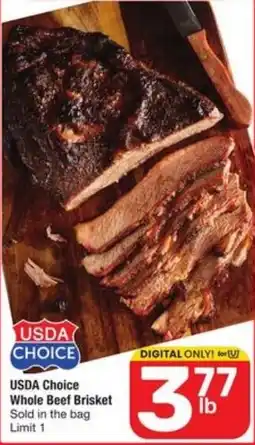 Randalls Usda Choice Whole Beef Brisket offer