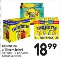 Randalls Twisted Tea or Simply Spiked offer