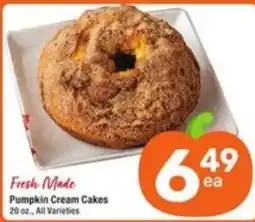 Randalls Fresh Made Pumpkin Cream Cakes offer