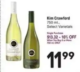 Randalls Kim Crawford Select Varietals offer
