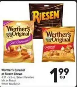 Randalls Werther's Original Caramel or Riesen Caramel Chews offer