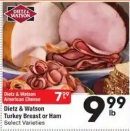Randalls Dietz & Watson turkey breast or ham offer