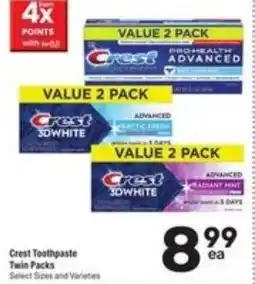 Randalls Crest toothpaste twin packs offer