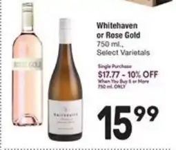Randalls Whitehaven or Rose Gold offer
