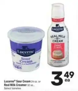 Randalls Lucerne Sour Cream or Real Milk Creamer offer
