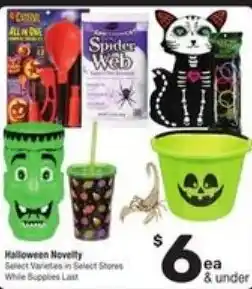 Randalls Halloween Novelty offer